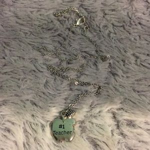 #1 Teacher Necklace